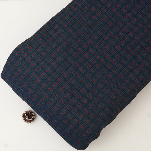 Denim Work Embroidery Fabric