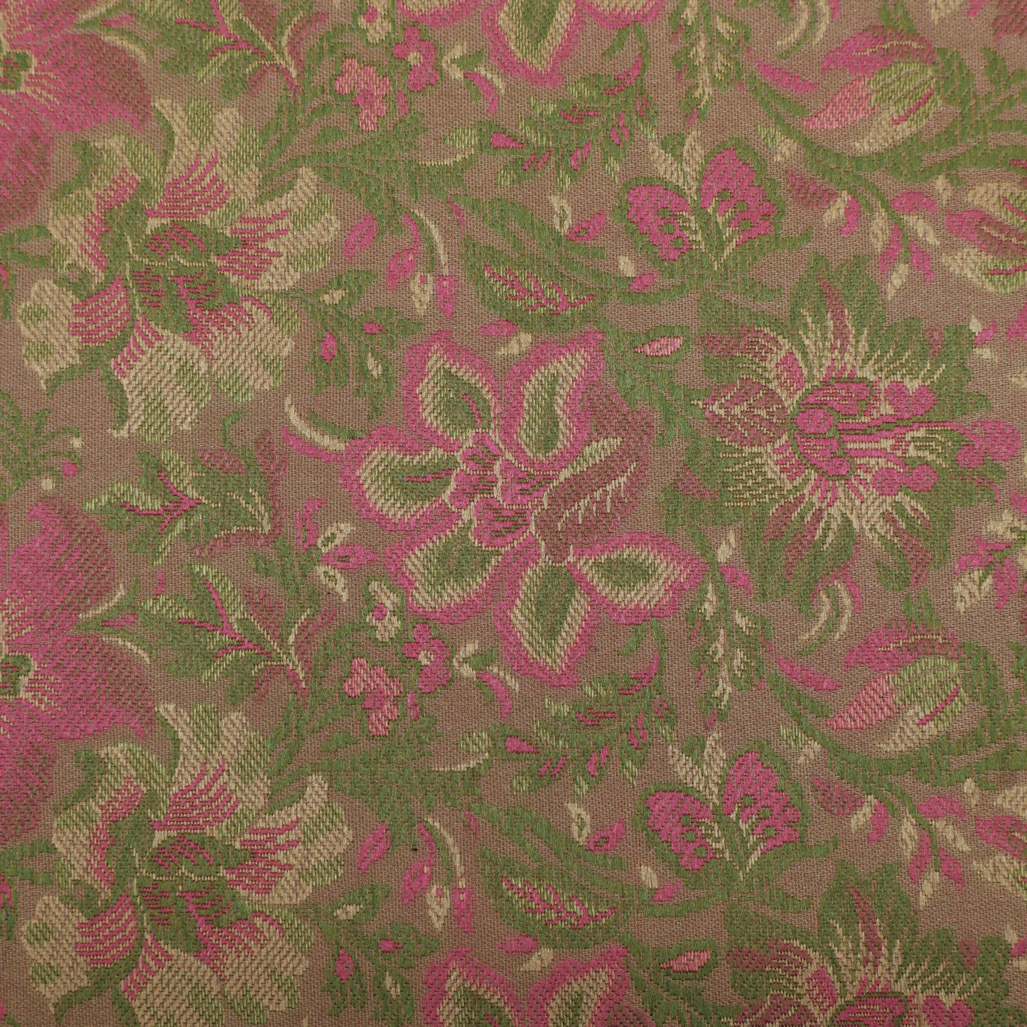 Beige Color Tanchui Brocade Fabric