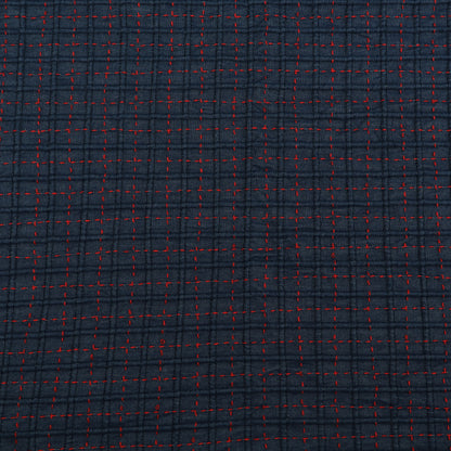 Denim Work Embroidery Fabric