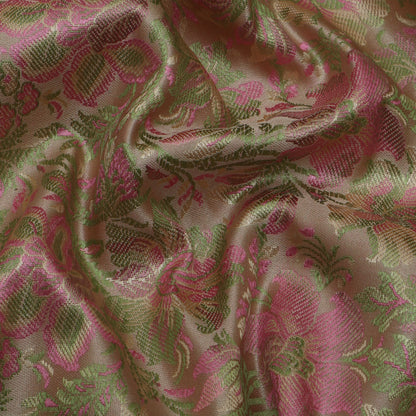 Beige Color Tanchui Brocade Fabric