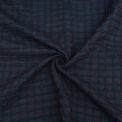 Denim Work Embroidery Fabric