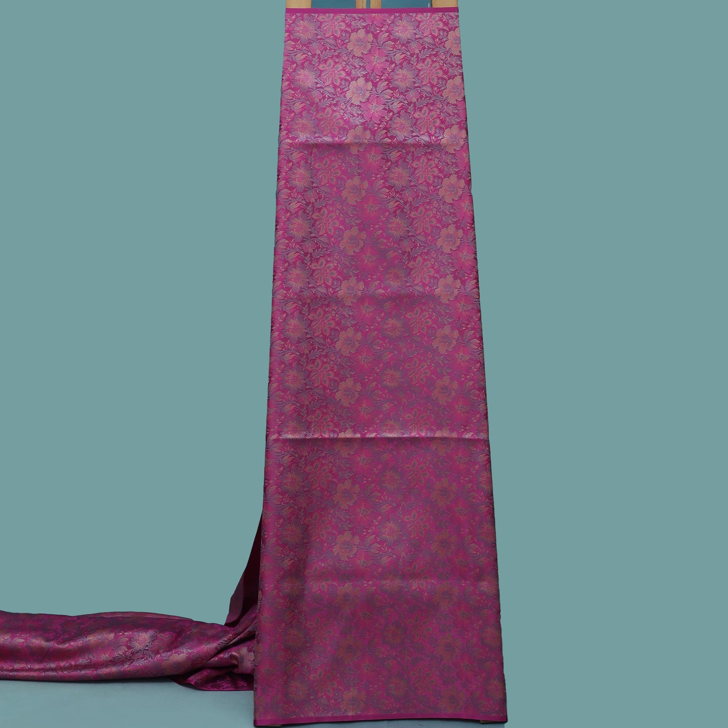 Pink Color Tanchui Brocade Fabric