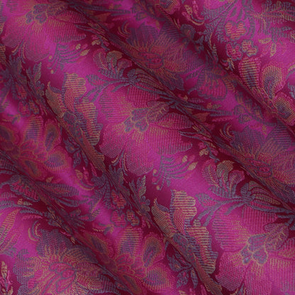 Pink Color Tanchui Brocade Fabric