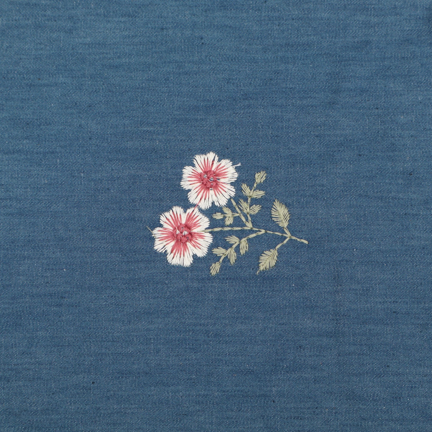 Denim Embroidery Fabric