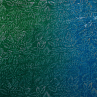 Shaded Color Silk Velvet Print Fabric