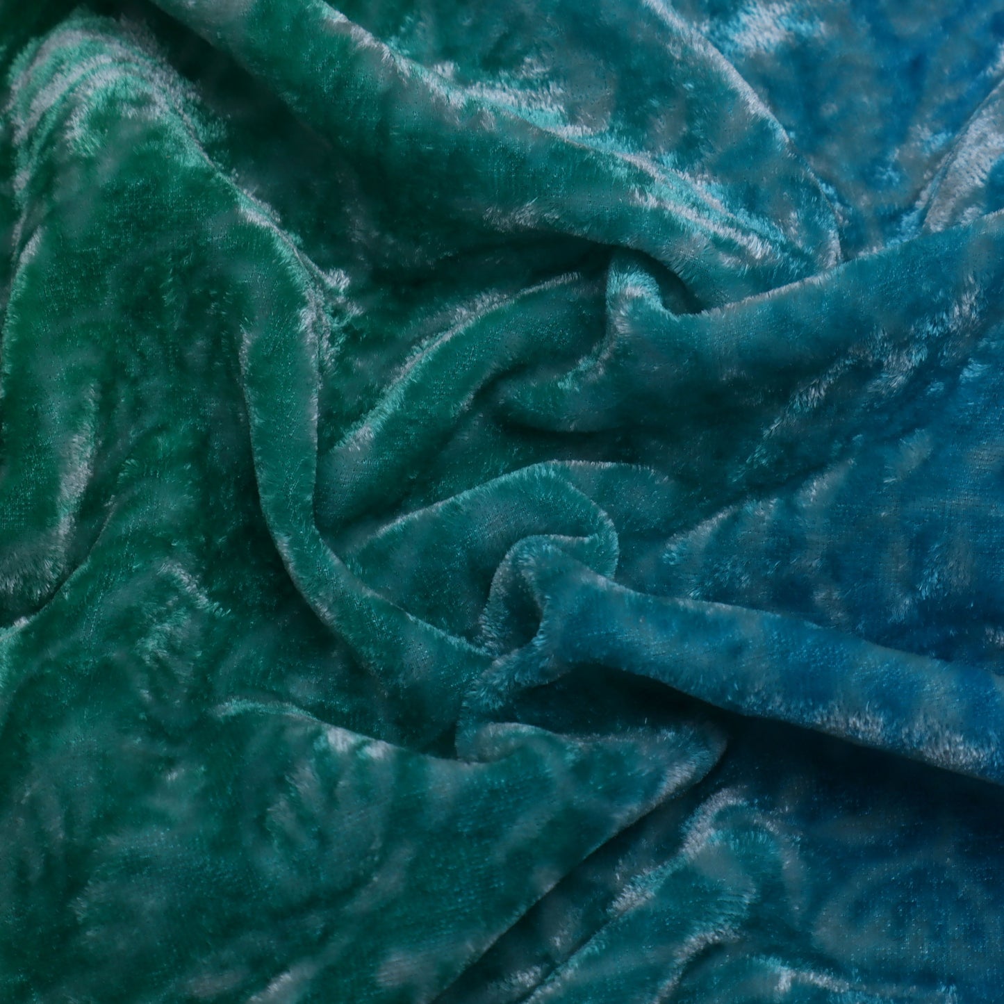 Shaded Color Silk Velvet Print Fabric