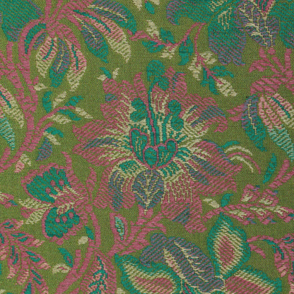 Green Color Tanchui Brocade Fabric