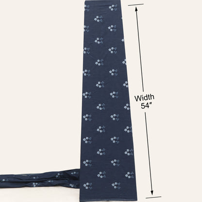 Denim Embroidery Fabric