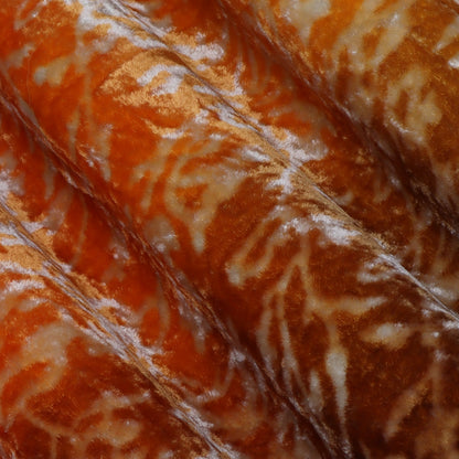 Shaded Color Silk Velvet Print Fabric