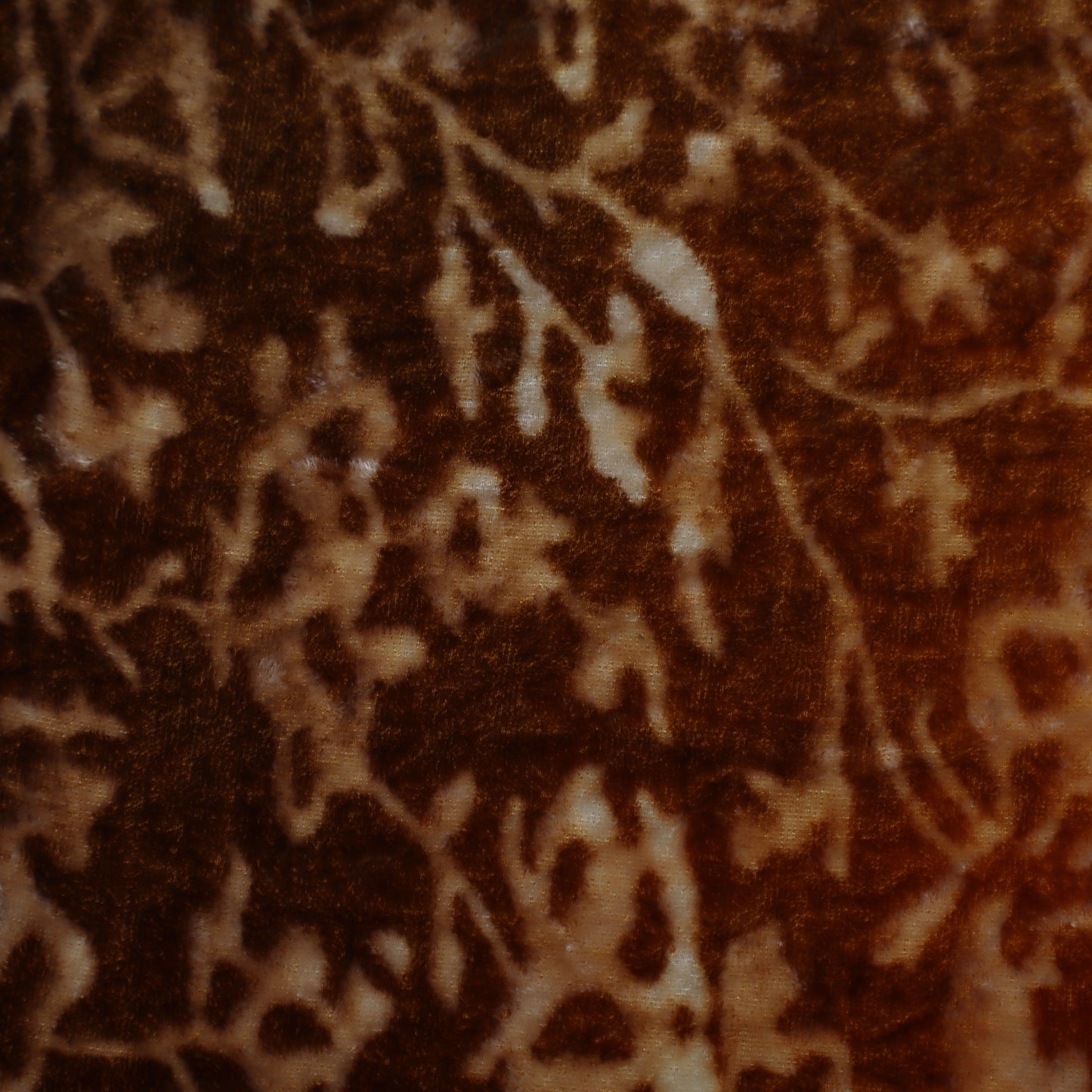 Shaded Color Silk Velvet Print Fabric