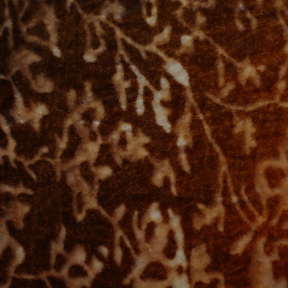 Shaded Color Silk Velvet Print Fabric