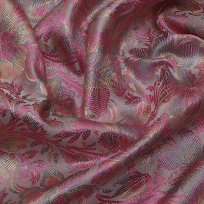 Powder Pink Color Tanchui Brocade Fabric