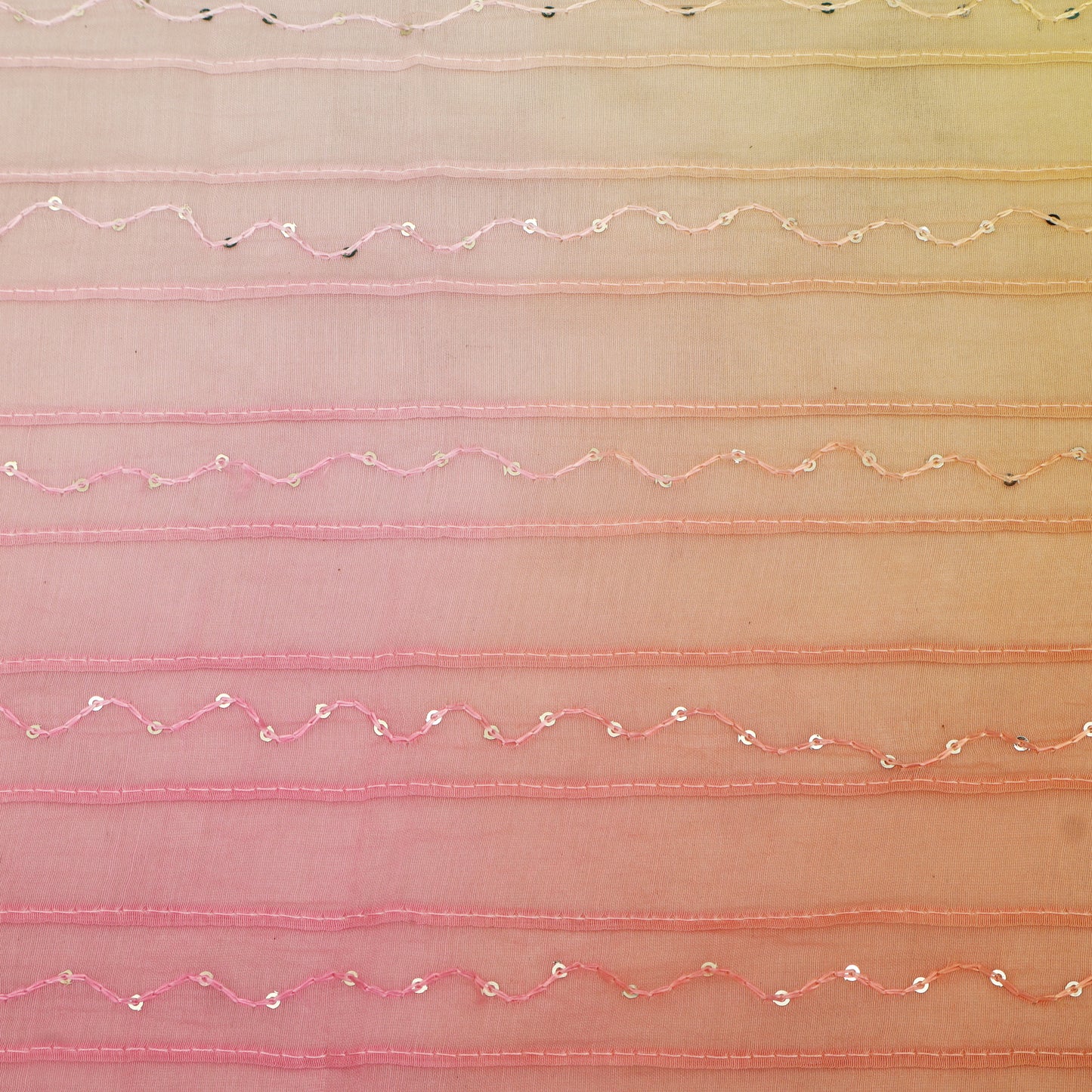Shaded Chanderi Embroidery Fabric