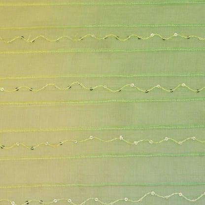Shaded Chanderi Embroidery Fabric