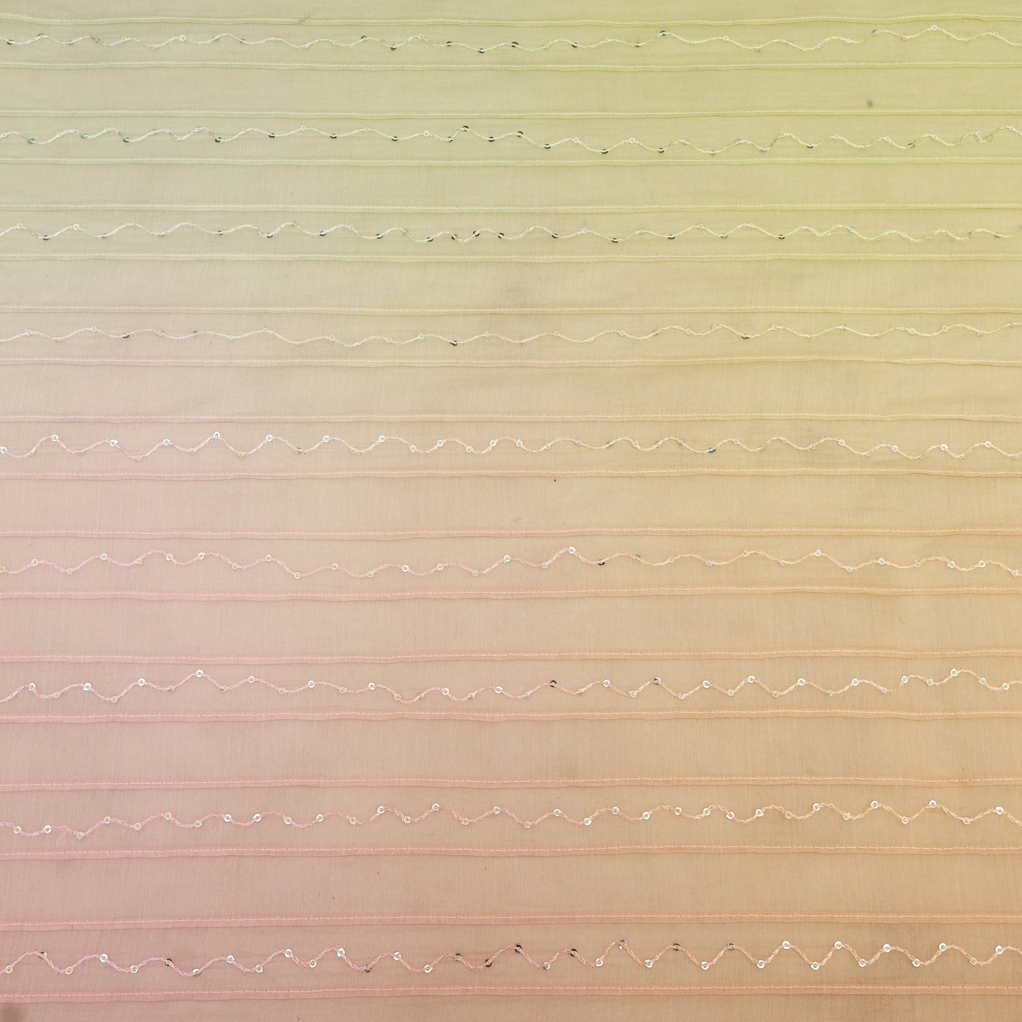 Shaded Chanderi Embroidery Fabric