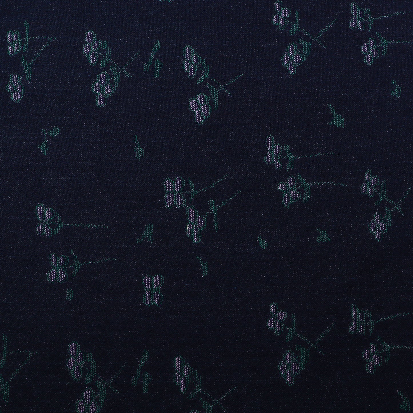 Blue Color Denim Embroidery Fabric