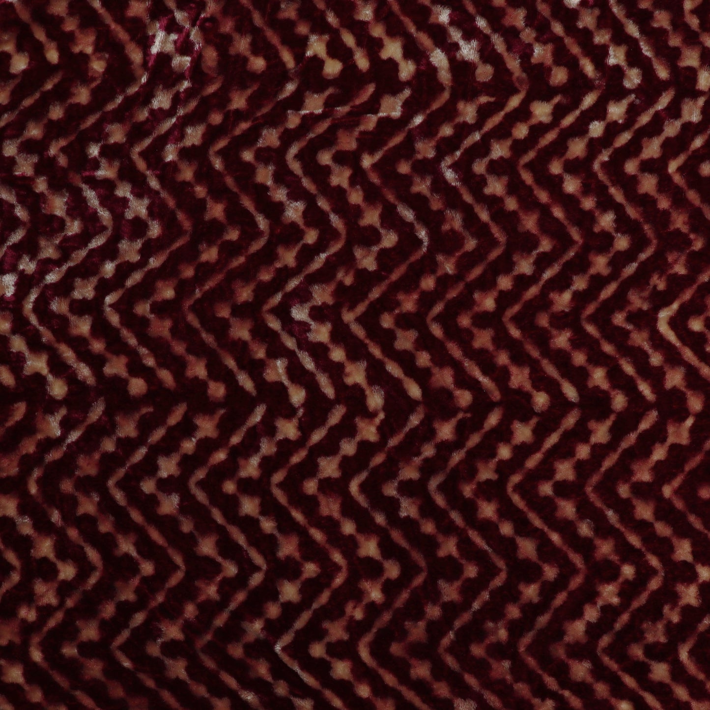 Shaded Color Silk Velvet Print Fabric