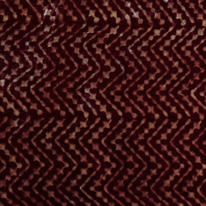 Shaded Color Silk Velvet Print Fabric