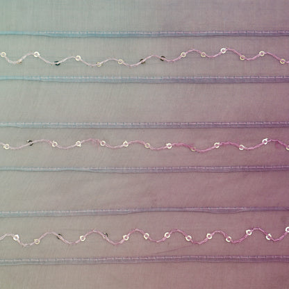 Shaded Chanderi Embroidery Fabric