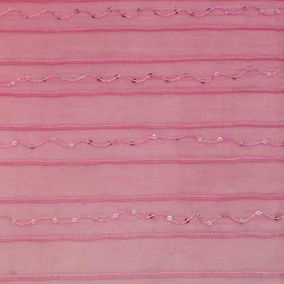 Shaded Chanderi Embroidery Fabric