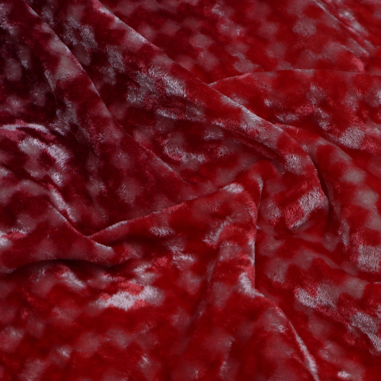 Shaded Color Silk Velvet Print Fabric