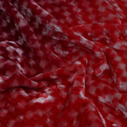 Shaded Color Silk Velvet Print Fabric