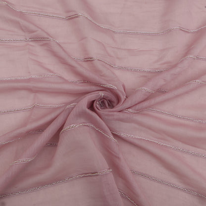 Chanderi Embroidery Fabric