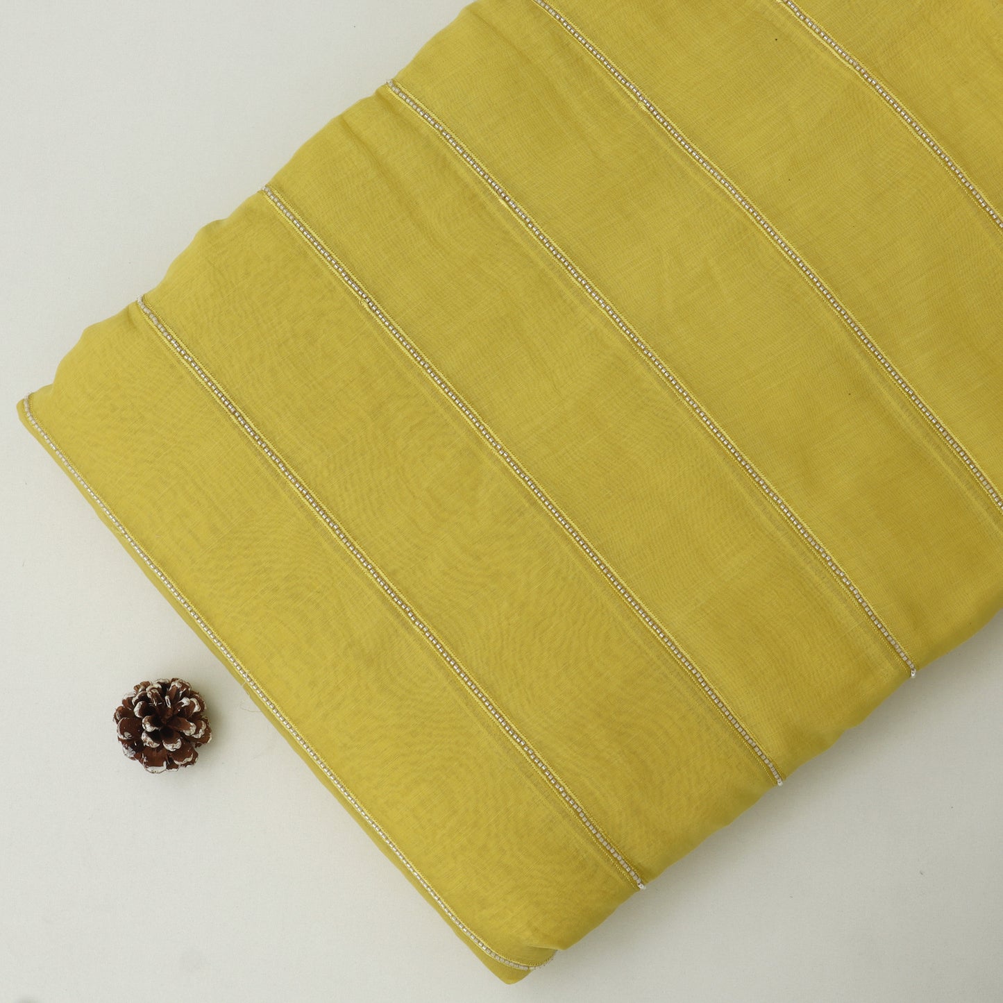 Chanderi Embroidery Fabric