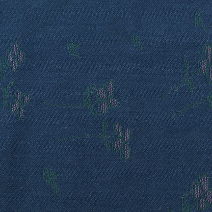 Blue Color Denim Embroidery Fabric