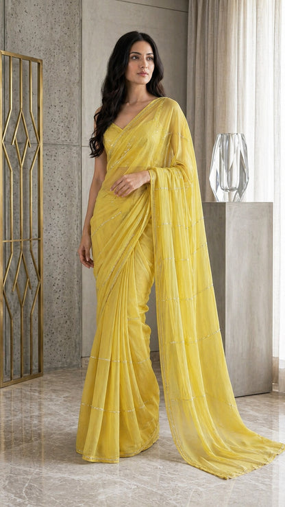 Chanderi Embroidery Fabric