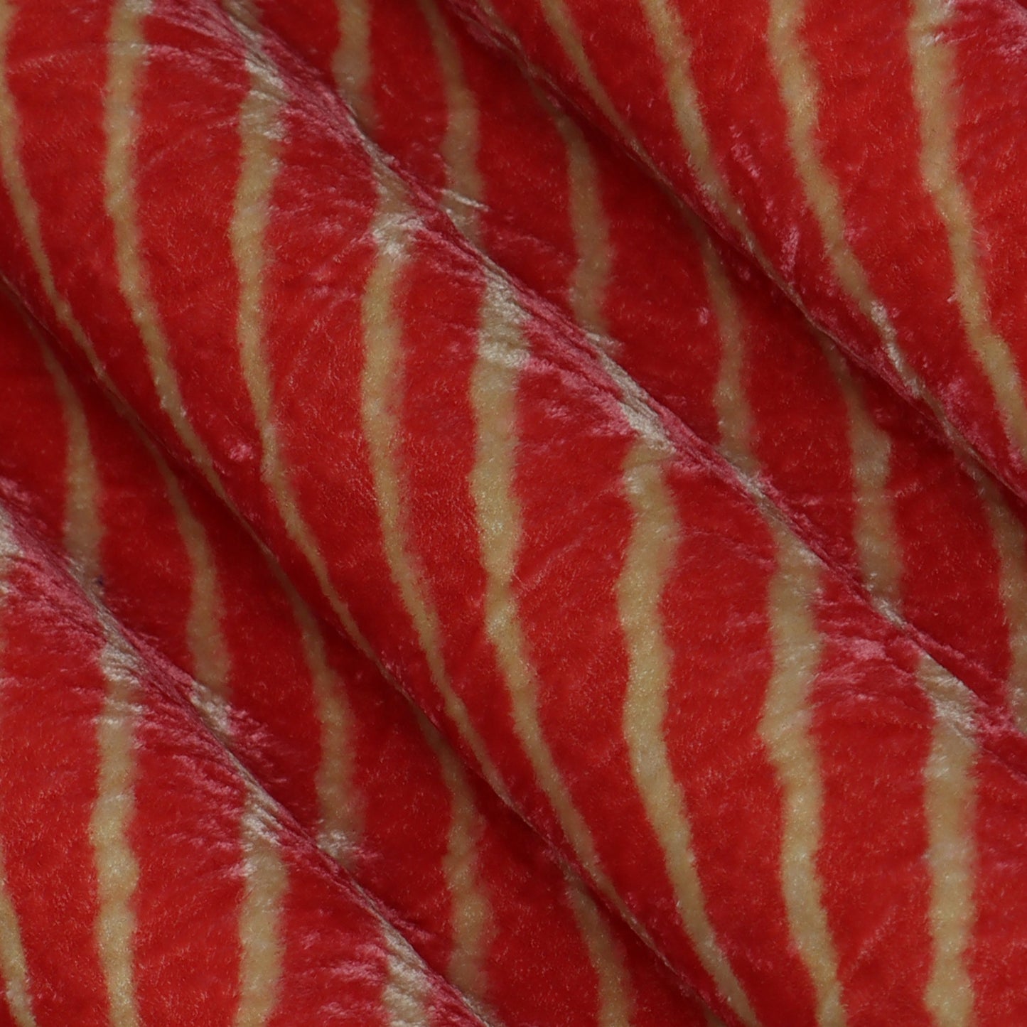 Neon Color Silk Velvet Print Fabric