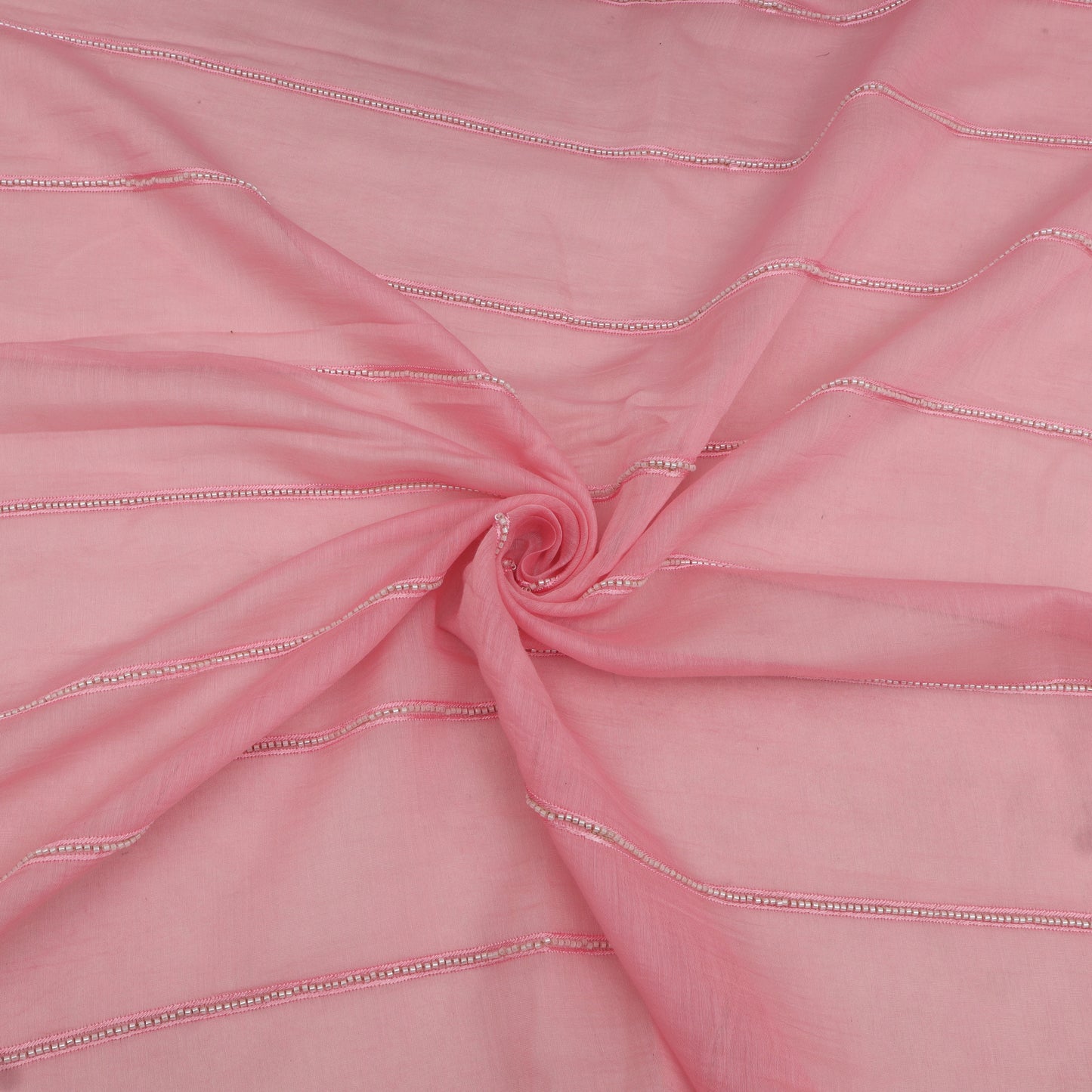 Chanderi Embroidery Fabric
