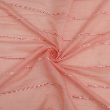 Chanderi Embroidery Fabric