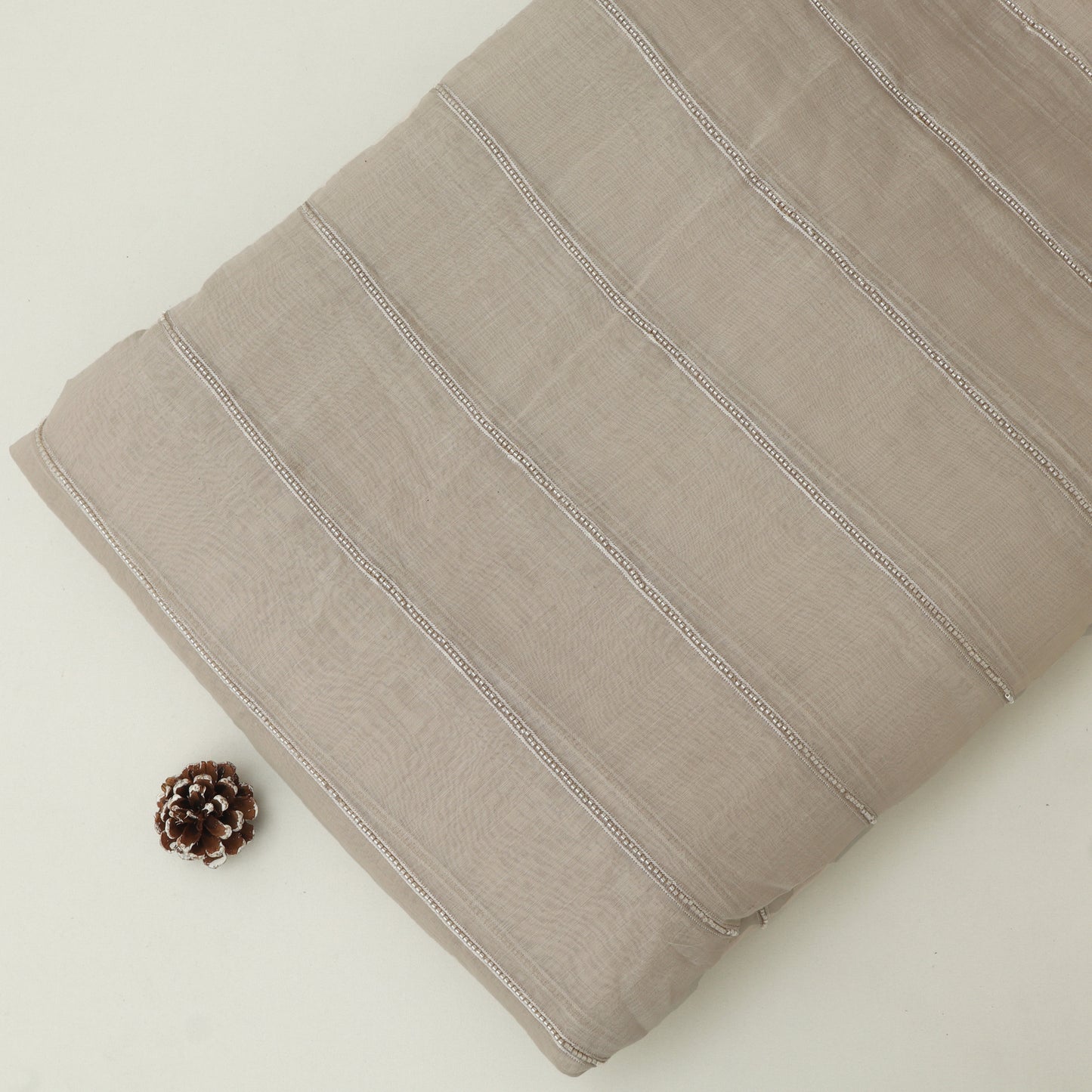 Chanderi Embroidery Fabric