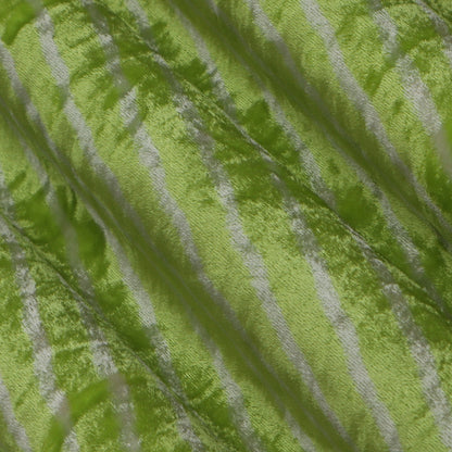 Neon Color Silk Velvet Lehria Print Fabric