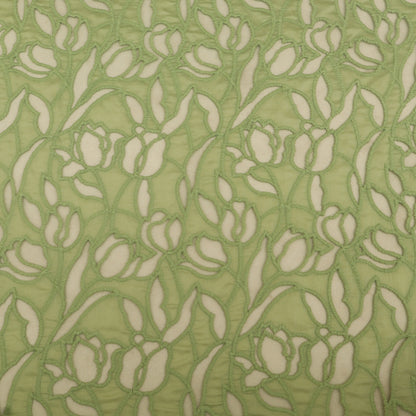 Chanderi Embroidery Fabric