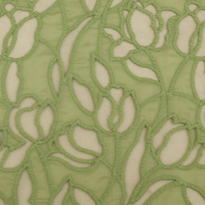 Chanderi Embroidery Fabric