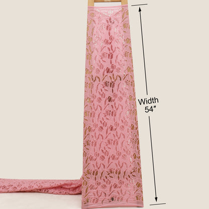 Chanderi Embroidery Fabric