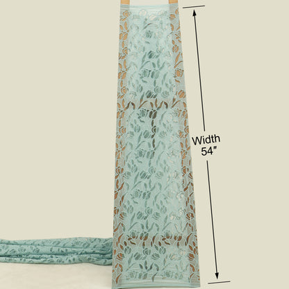 Chanderi Embroidery Fabric
