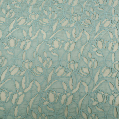 Chanderi Embroidery Fabric