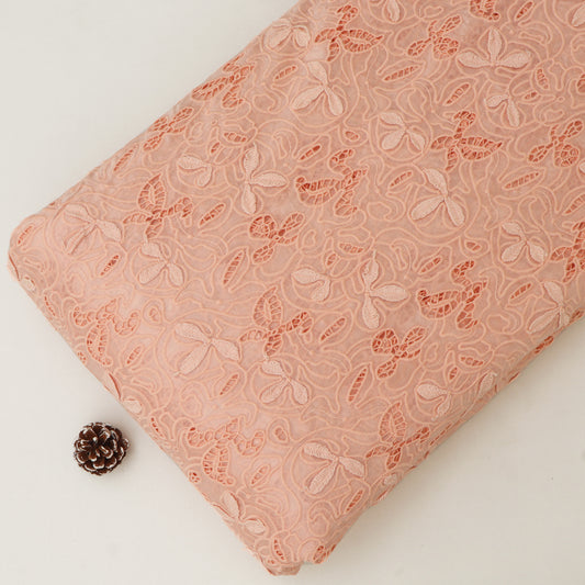 Chanderi Embroidery Fabric
