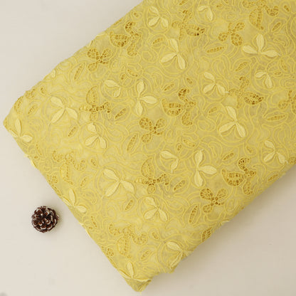 Chanderi Embroidery Fabric