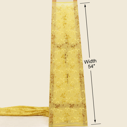 Chanderi Embroidery Fabric