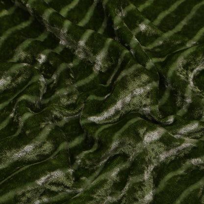 Neon Color Silk Velvet Print Fabric