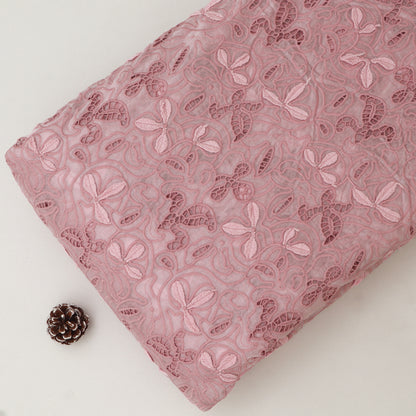 Chanderi Embroidery Fabric