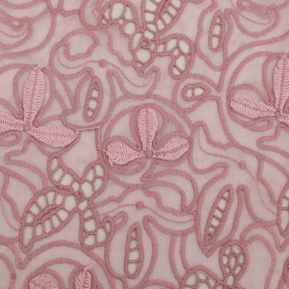 Chanderi Embroidery Fabric