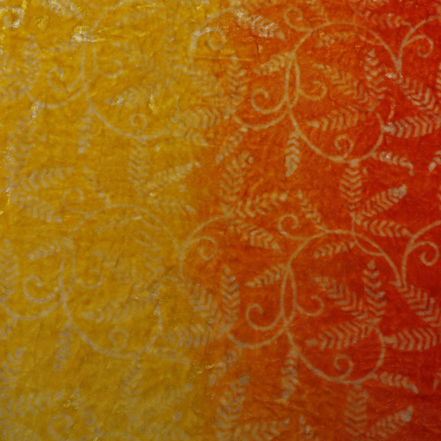 Shaded Color Silk Velvet Print Fabric