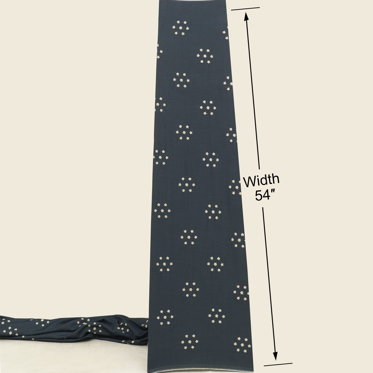 Denim Embroidery Fabric