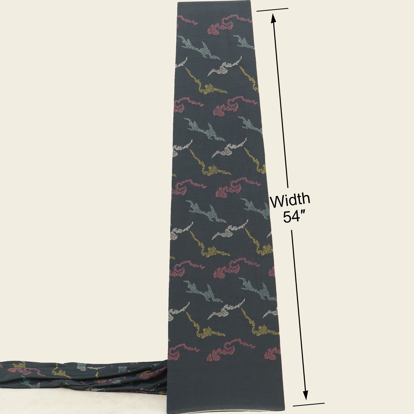 Denim Embroidery Fabric