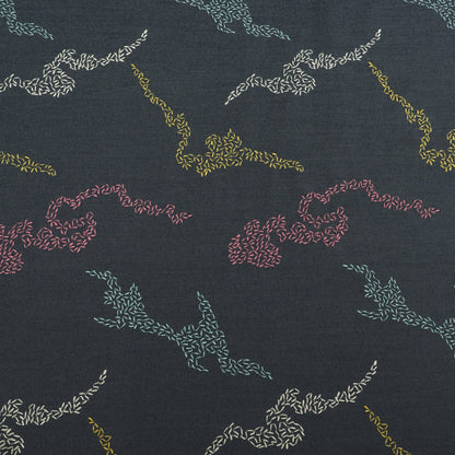 Denim Embroidery Fabric